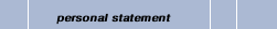 personal statement